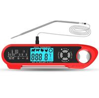 Le plus récent Offre Spéciale thermomètre à viande à double sonde numérique thermomètre alimentaire à lecture instantanée avec rétro-éclairage LED