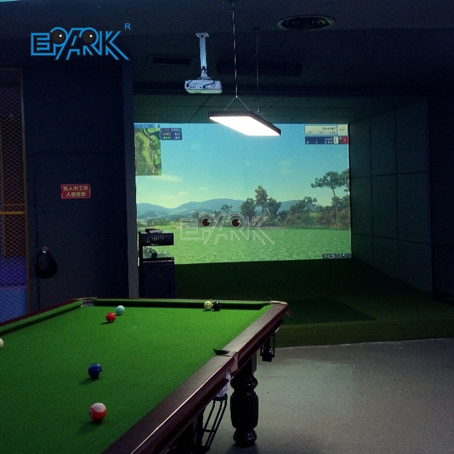 Golf Simulator New Indoor and Outdoor Promotional Activities Portable Family 3d Scene Game Practice Equipment