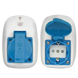 Ce En Rohs Goedgekeurd Ip44 Industrie Plug Eu Standaard Wifi Afstandsbediening Slimme Stekkers Buiten Waterdichte Stopcontact Behuizing