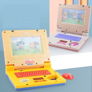 Ordinateur portable éducatif pour enfants, jouet d'apprentissage pour la petite <span class=keywords><strong>enfance</strong></span>, machine d'apprentissage, ordinateur portable de simulation, lumière Mus, vente chaude 2023 - Product Image 4
