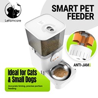 Distributeur automatique de nourriture pour chats et petits chiens 4L, programme de repas programmable, sans BPA, bol en acier inoxydable 304