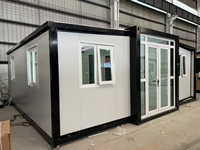 Maison Modulaire Préfabriquée Extensible Conteneur Pliant 20 pieds pour Camping et Habitation