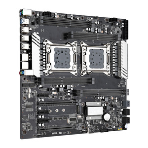 X79 S8 E-ATX double CPU LGA2011 prise en charge de la carte mère pour double E5 V1/V2 <span class=keywords><strong>DDR3</strong></span> 1333/1866MHz 256G M.<span class=keywords><strong>2</strong></span> NVME SATA3 - Product Image 2