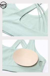 Sujetador Deportivo de Yoga para Mujer, de Alta Calidad, Ligero, Transpirable, Acolchado, con Diseño de Espalda Cruzada - Product Image 6