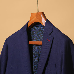 Giacca da <span class=keywords><strong>Uomo</strong></span> <span class=keywords><strong>Blu</strong></span> <span class=keywords><strong>Navy</strong></span> alla Moda, Comoda e Morbida, <span class=keywords><strong>Blazer</strong></span> Casual Business - Product Image 5