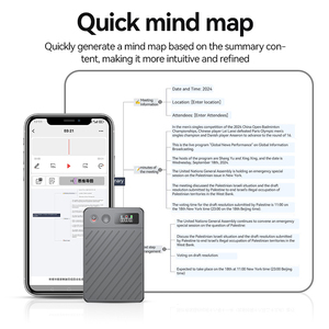 <span class=keywords><strong>Traduttore</strong></span> <span class=keywords><strong>Portatile</strong></span> Intelligente AI con Trascrizione e Traduzione in Tempo Reale, Registrazione in 256 Lingue, Ricarica Magnetica - Product Image 6