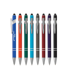 Bolígrafo Ejecutivo VIP de Aluminio con Clic, Recubierto de Goma, Bolígrafo Metálico de Empuje Neutro - Product Image 3