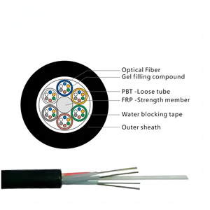 Outdoor All Dielectric GYFTY Duct Fiber Optic Cable G652D 12 24 48 96 144 Core FTTH Loose Tube Non-Metallic Stranded Single Mode - Product Image 3