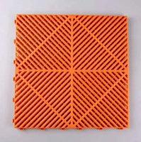 Ineinandergreifende Kunststoff-Garagenbodenfliesen 400x400mm 18mm 100% Neues PP Hochbelastbare Autowasch- und Werkstattbodenfliesen