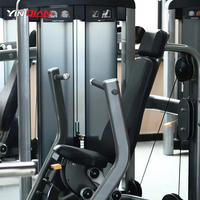 Machine de musculation professionnelle à pression pectorale à charges guidées, robuste et de qualité commerciale, pour le renforcement des muscles supérieurs, mouvement fluide