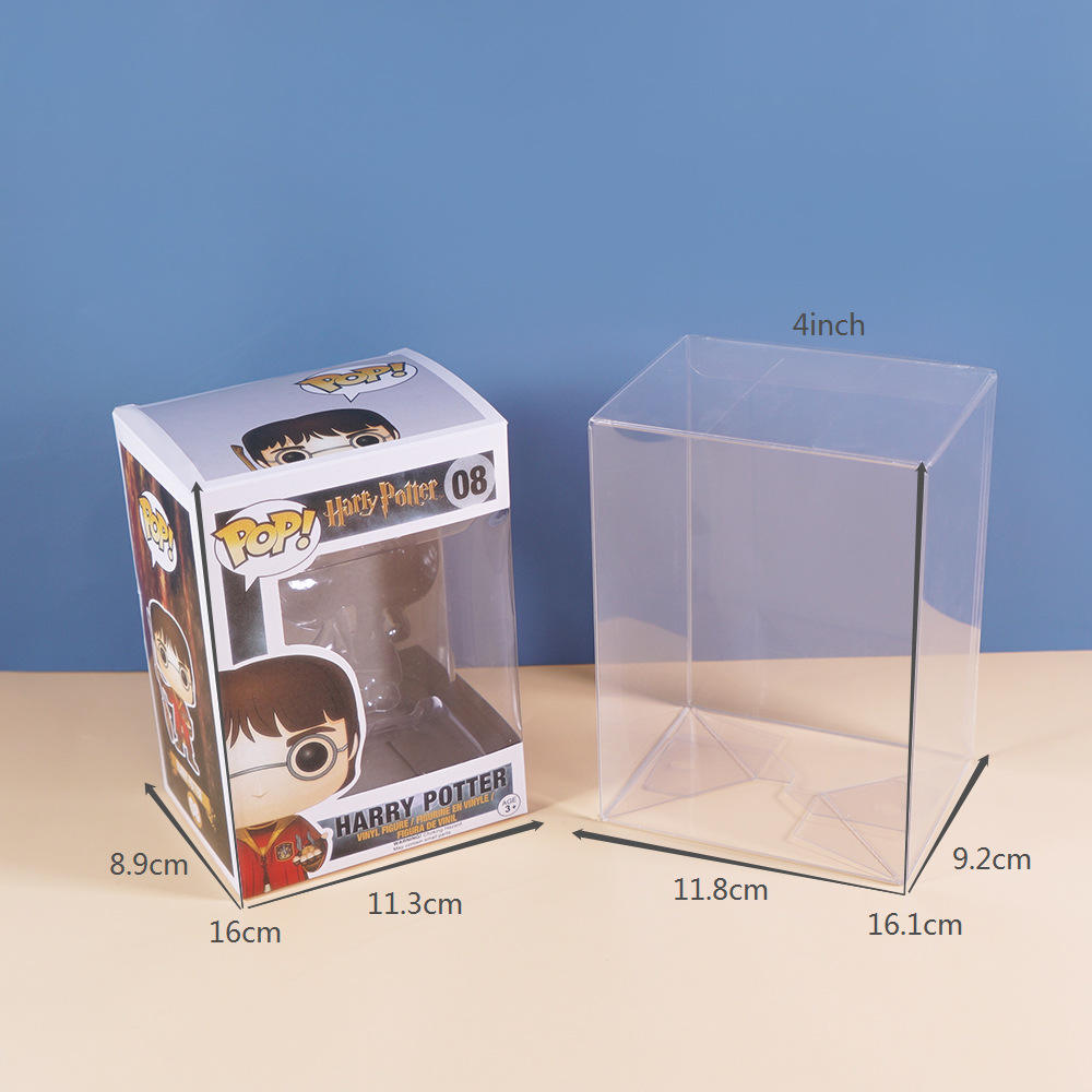 OEM Wholesale Pikachu Action Doll Hot Clear PET Plastic for Pop Model Toy  PS Action Figure for Pop Protector for Crafts Blister