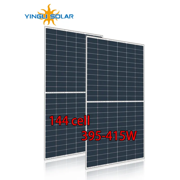 Yingli Green Energy High Power 400w 405w 410w 415w 3 pannello solare policristallino per uso domestico