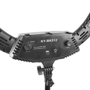 KY-BK all'ingrosso 512 22 pollici anello Led luce tre colori con supporto treppiede pieghevole telecomando Led Fill cerchio Selfie Light - Product Image 4