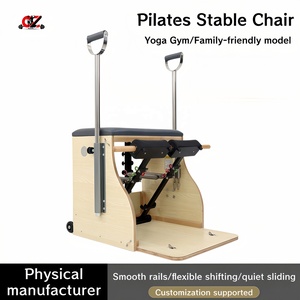 Silla <span class=keywords><strong>de</strong></span> <span class=keywords><strong>Pilates</strong></span> Combinada, Equipo <span class=keywords><strong>de</strong></span> Estudio <span class=keywords><strong>de</strong></span> <span class=keywords><strong>Pilates</strong></span> (Silla Wande para el Hogar) con Asa y Anillo <span class=keywords><strong>de</strong></span> Tracción, Utilizada para Yoga y Fitness - Product Image 1