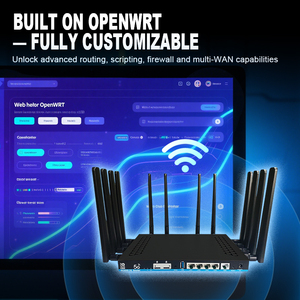 High-quality 3000Mbps Openwrt Two <strong>SIM</strong> Card Slot Wireless Wifi Router WiFi6 MT7981B 4G Lte <strong>Modem</strong> 5G <strong>SIM</strong> Router Enterprise Routers - Product Image 5