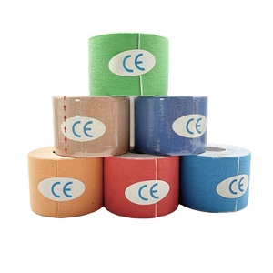 BLUENJOY OEM Diseño personalizado Color Imprimir <span class=keywords><strong>Kinesiotape</strong></span> Impermeable Kinesiología Cinta deportiva 5cm x 5m - Product Image 2