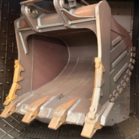 Vente en gros usine de godets de roche robustes pour l'exploitation minière pour Sany 650, dotés d'une lame de coupe en acier AR400 et d'acier standard