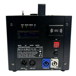 Machine à étincelles électriques à flamme froide de dernière génération 650W avec télécommande DMX pour mariages, concerts, fêtes, bars - Product Image 6
