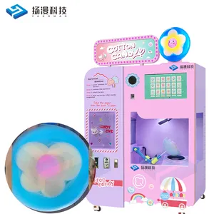 Supplier Shaped Automatic Full Cotton Candy Vending Machine Candy Vending Machines Candy Floss Machine