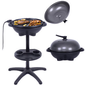 <span class=keywords><strong>Barbecue</strong></span> Grill rond de cuisine, pour BBQ au charbon de bois, avec couvercle - Product Image 1
