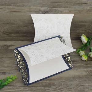 Cartes personnalisées avec feuille dorée et RSVP, pièces, cadran rigide <span class=keywords><strong>de</strong></span> luxe, élégantes, couleur noire, pour invitations <span class=keywords><strong>de</strong></span> mariage personnalisées - Product Image 1