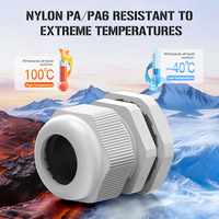 IP68 étanches presse-étoupes en caoutchouc Nylon plastique M8 M10 M12 M16 pour M18 M20 M25 M32 M40 PG7 PG9 PG11 PG13.5 PG16 PG21 câble 5mm
