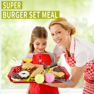 Hot bán 49 cái chơi thực phẩm <span class=keywords><strong>Set</strong></span> nhựa thực tế đồ chơi nhà bếp cho trẻ em mầm non cho Amazon bán buôn - Product Image 2