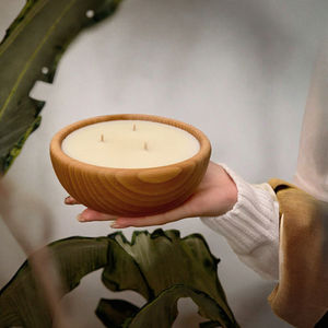 Support de bougie artisanal en bois naturel de haute qualité, taille moyenne, pour exportation mondiale, décoration extérieure et intérieure, mariage, Noël, fête - Product Image 3