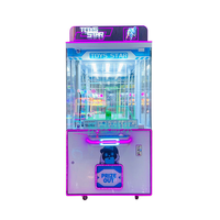 Vente directe usine : Machine à griffes en métal à monnayeur avec interface anglaise pour jeu de distribution de prix d'amusement pour enfants