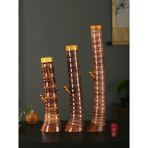 Bamboo Hookah Straight Type Lacquer Finish Durable Men's Mouthpiece Tobacco Holder - Product Image 5