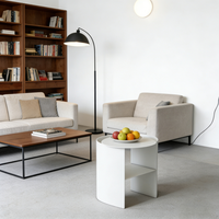 Table de chevet en métal d'inspiration luxueuse, en acier inoxydable, moderne et minimaliste, table d'appoint pour canapé, salon, chambre à coucher, étagère d'angle de rangement