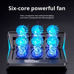 Laptop Cooler Master Mechanical <b>Cooling</b> Stand Gaming Laptop Adjustable Folding Desktop <b>Cooling</b> Base Metal Air-Cooled Cooler <b>Pad</b> - Product Image 2