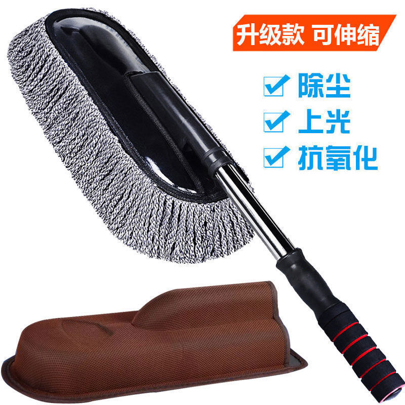 Gray large brush-retractable holder