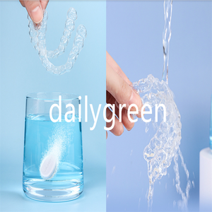 Comprimé de retenue dentaire nettoyant à saveur de menthe biologique OEM marque privée vente en gros soins de prothèses dentaires soins interdentaires nouvelle prothèse dentaire - Product Image 2