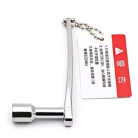 Clé triangulaire universelle pour porte d'ascenseur, diamètre intérieur 13 mm, pièces d'ascenseur pour hôpital, villa, appartement, hôtel