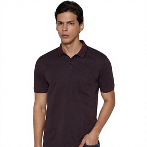 เสื้อยืดแขนสั้นผู้ชายผ้าฝ้ายแท้ 100% ทอเรียบ ย้อมสีพื้น สไตล์ลำลอง - Product Image 2