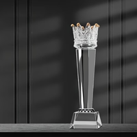 Trophée commémoratif créatif en cristal K9 en gros, trophée de décoration en cristal, cadeau