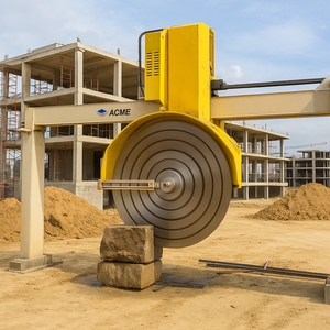 Machine de découpe de scie à pierre à portique Monoblade Machine de découpe de blocs de pierre/granit personnalisés à forte puissance - Product Image 1