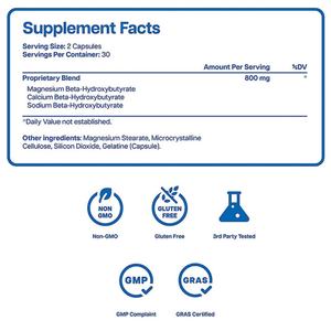 Meilleur complément Keto BHB pour adultes, améliore la clarté et la concentration, meilleures capsules Keto pour la perte de poids - Product Image 2