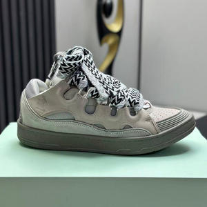 Chaussures de marche décontractées d'hiver Lanvine, tendance sportive rétro de luxe, doublure en maille respirante, fermeture éclair, pour hommes et femmes - Product Image 3