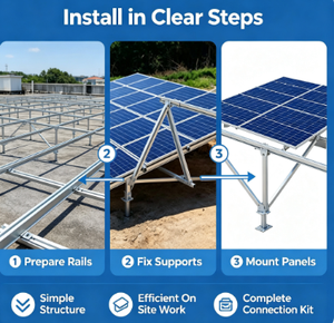 Sistema Solar Monocristalino Conectado a la Red Jingsun de 8KW-15KW, Sistema Completo de Almacenamiento de Energía Sin Batería - Product Image 6