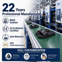 Pantoufles d'intérieur antidérapantes en EVA, logo personnalisé, OEM, légères, séchage rapide, unisexe, été, plage, extérieur, douche, vente en gros d'usine