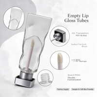 Tubes de brillant à lèvres vides, flacons de rouge à lèvres liquide, contenants de gloss de voyage, ensemble d'emballages cosmétiques en plastique ABS