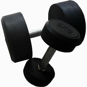 Haltères en caoutchouc à tête ronde, vibromasseur à <span class=keywords><strong>poids</strong></span> <span class=keywords><strong>fixe</strong></span> - Product Image 4
