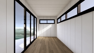 โรงยิมแบบตู้คอนเทนเนอร์สำเร็จรูป, บ้านสำเร็จรูปจากตู้คอนเทนเนอร์, ห้องพักสำเร็จรูปแบบพกพาสำหรับใช้เป็นโฮมออฟฟิศและในพื้นที่สูง - Product Image 2