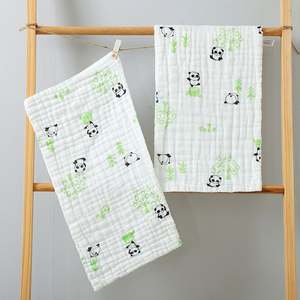 Soft Baby Washcloths Towels Infant Muslin Long Organic Baby Burp <b>Cloths</b> - Product Image 3