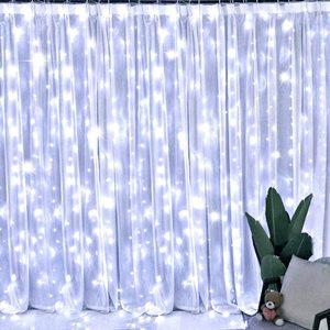8 modalità USB LED sipario ghirlanda luci in rame luci di natale capodanno per decorazioni Festival camera da letto stile albero - Product Image 6