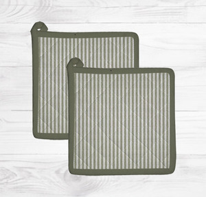 ที่จับหม้อผ้าฝ้ายทอสีตามสั่ง ทนความร้อน แผ่นรองทำอาหาร ทนทาน ขายส่งจำนวนมาก - Product Image 1