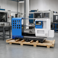 Mesin Pemintal Logam CNC Horizontal Tugas Berat Satu Spindel