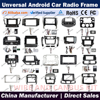 Cadre universel pour autoradio Android et écran de navigation, compatible avec tous les véhicules, avec câblage et Canbus, vente directe usine